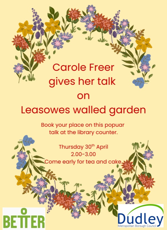 Long Lane Library - Leasowes Walled Garden Talk with Carole Freer